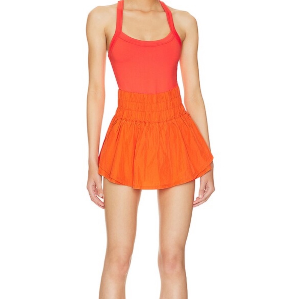 Free People Movement Way Home Skort in morning burst (orange)